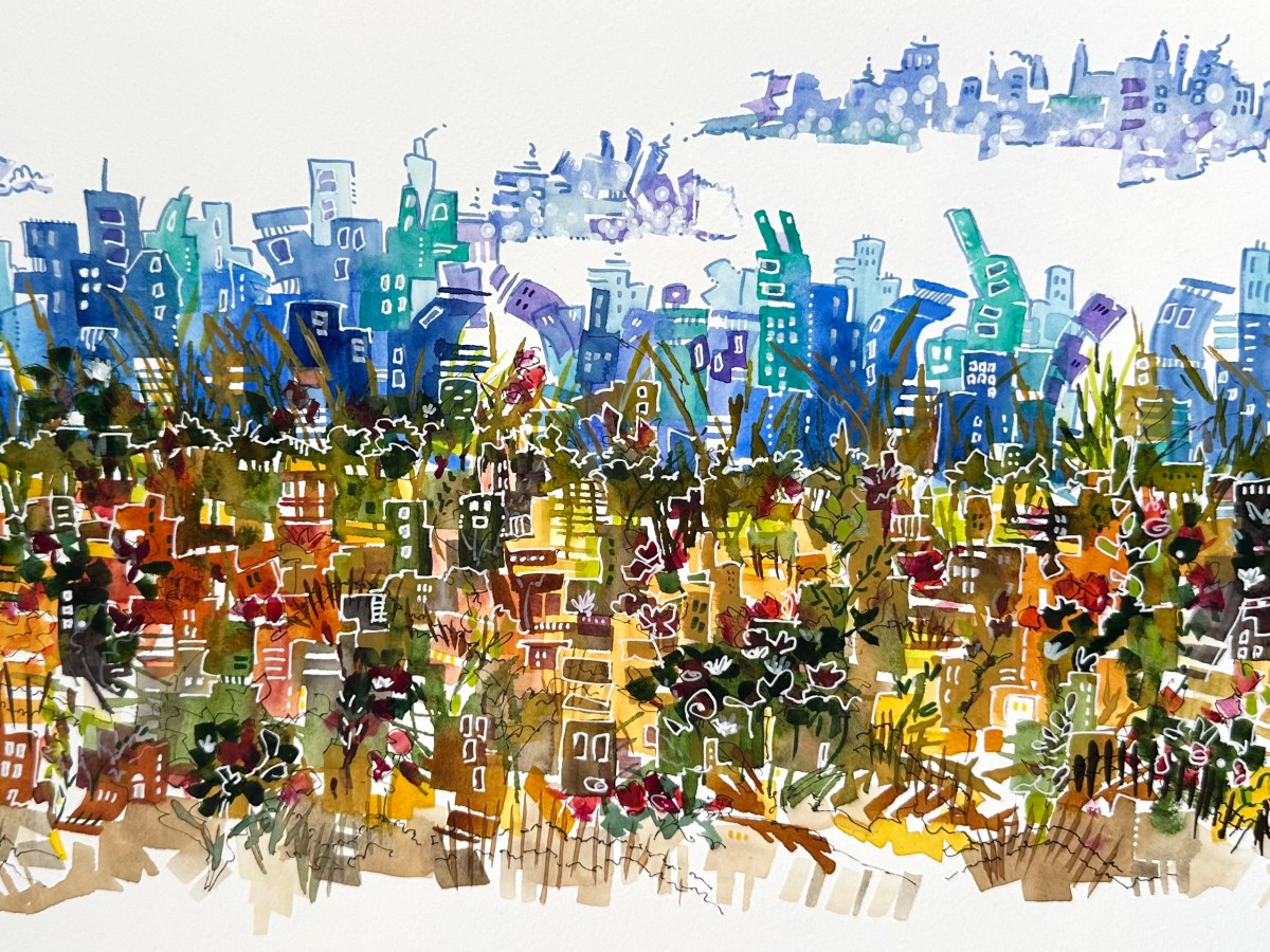 “Coastal Chaos” and “Then There’s the Wildness” on view now at the Rhode Island Watercolor Society Making Your Mark online&nbsp;Exhibit